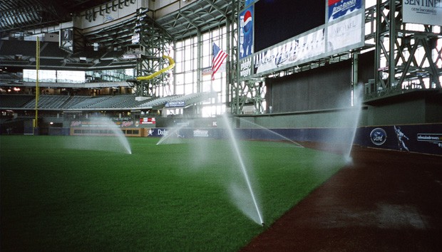 Miller Park lawn care system