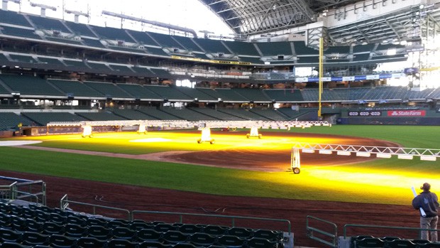 lawn care services for Miller Park stadium